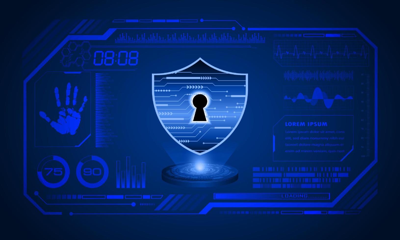 modern hud technologie scherm achtergrond vector