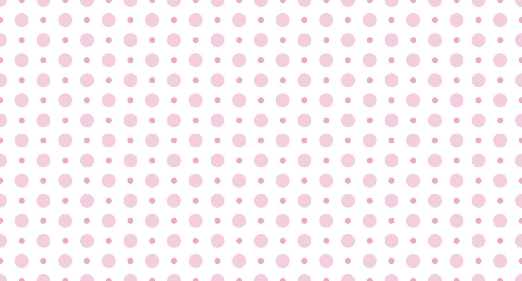 naadloos polka punt patroon. vector herhalen textuur. polka punt met kleur pastel achtergrond. roze polka punt patroon. roze polka omhulsel textuur. vector illustratie