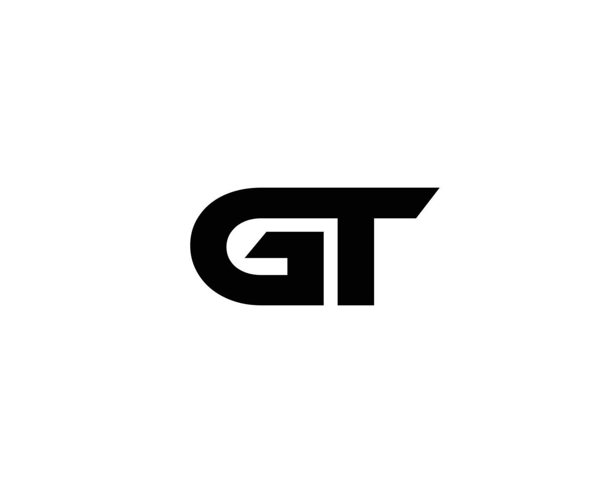 gt tg logo ontwerp vector sjabloon