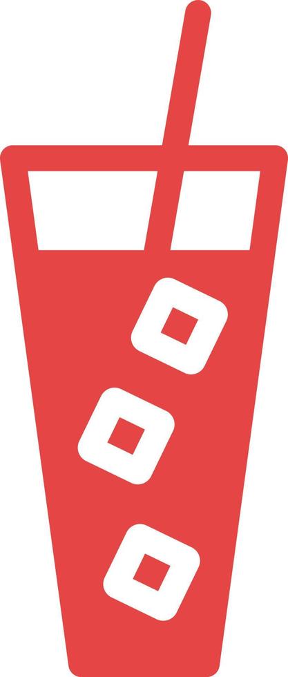 rood sap in een glas, illustratie, vector Aan een wit achtergrond.