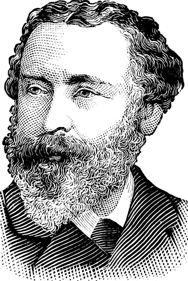 Henry labouchere, wijnoogst illustratie vector