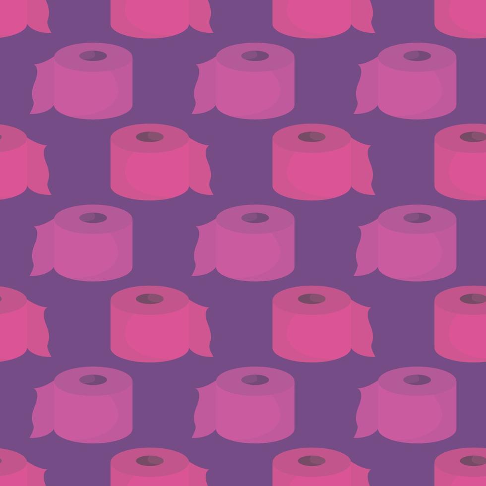 toilet papier patroon, illustratie, vector Aan wit achtergrond