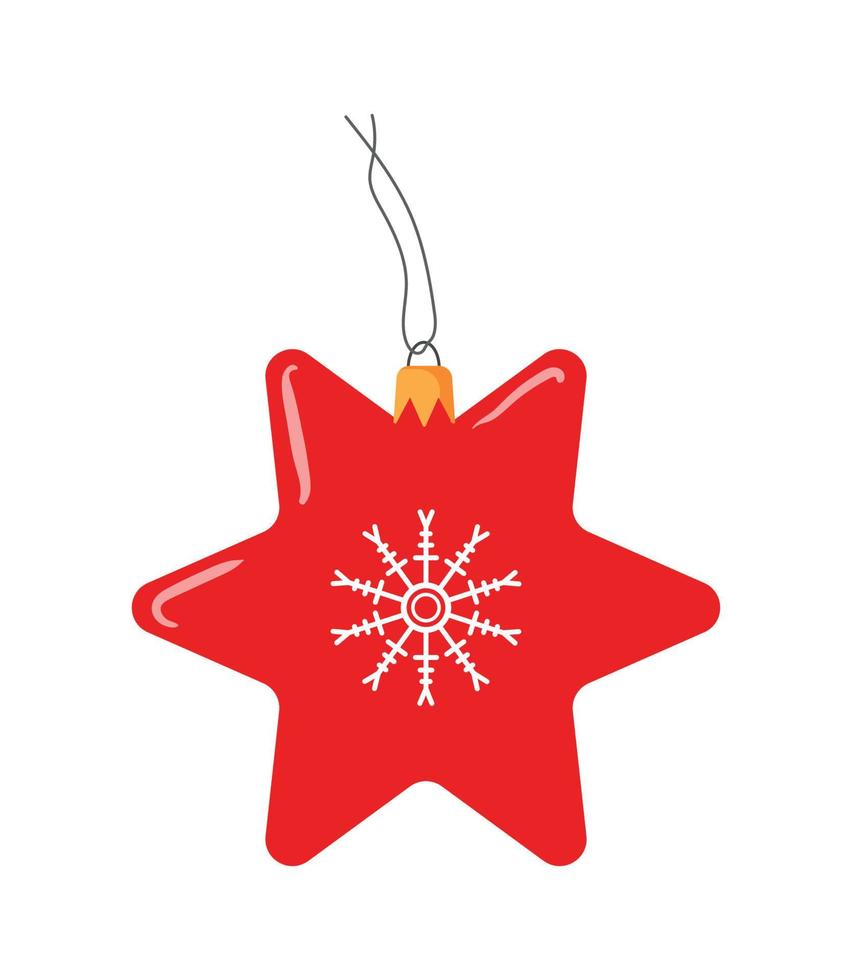 vector illustrator van Kerstmis boom decoraties