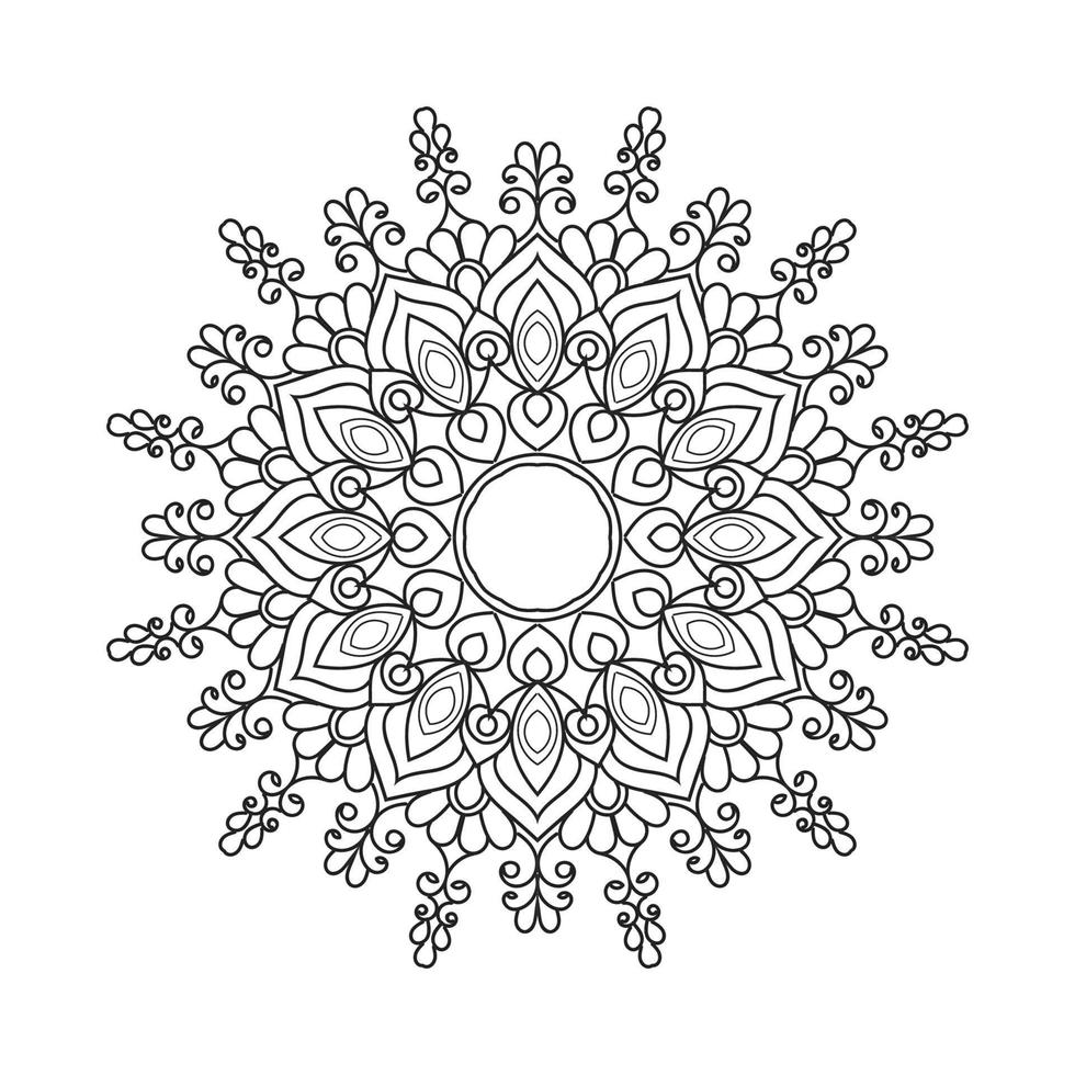 collecties circulaire patroon in de het formulier van een mandala voor henna, mehndi, tatoeages, decoraties. decoratief decoratie in etnisch oosters stijl. kleur boek bladzijde. vrij vector