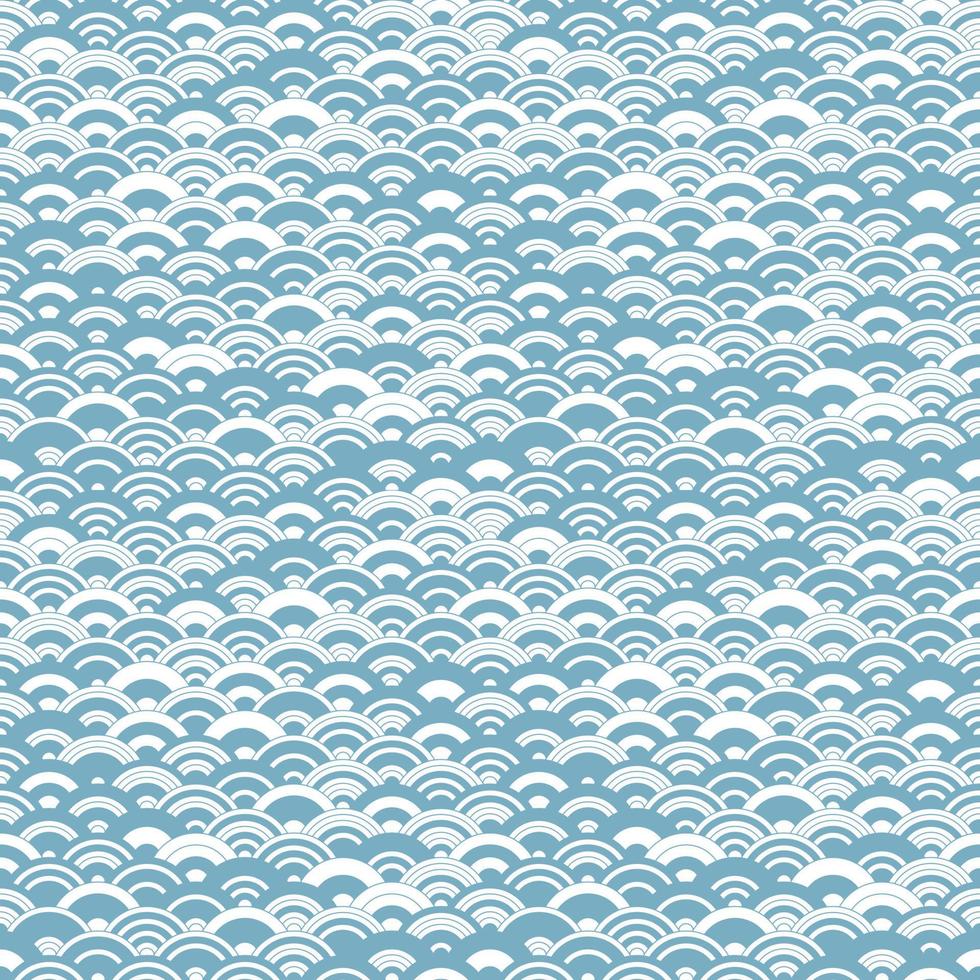 Chinese wolk of rivier- naadloos patroon vector. traditioneel Aziatisch achtergrond witr abstract ontwerp. vector