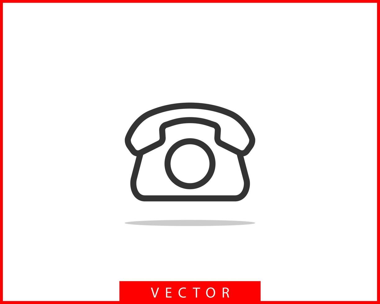 telefoon icoon vector illustratie. telefoontje centrum app. telefoon pictogrammen modieus vlak stijl. contact ons lijn silhouet.