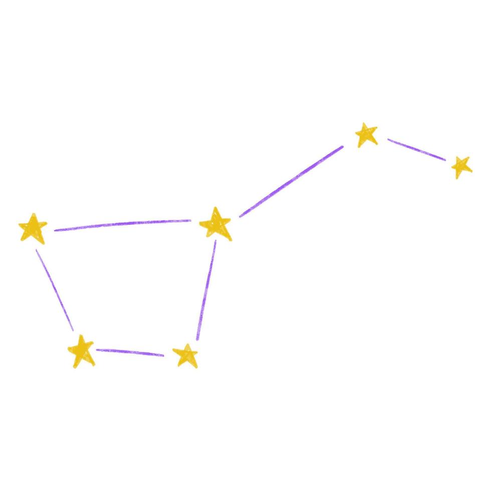 vector illustratie, sterren potlood schets effect, hand- getrokken sterren, doodles met potloden