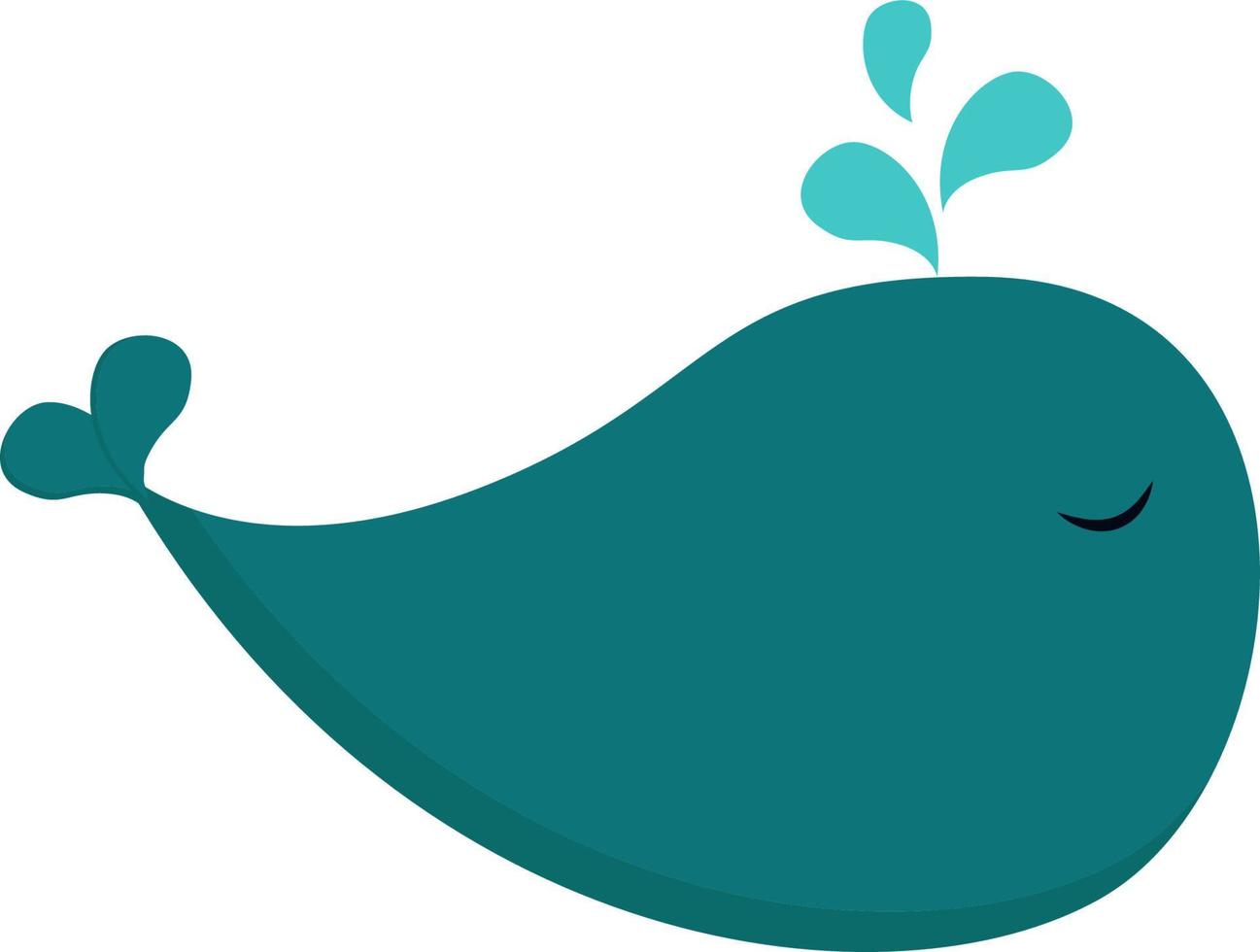 speelgoed- walvis, vector of kleur illustratie.