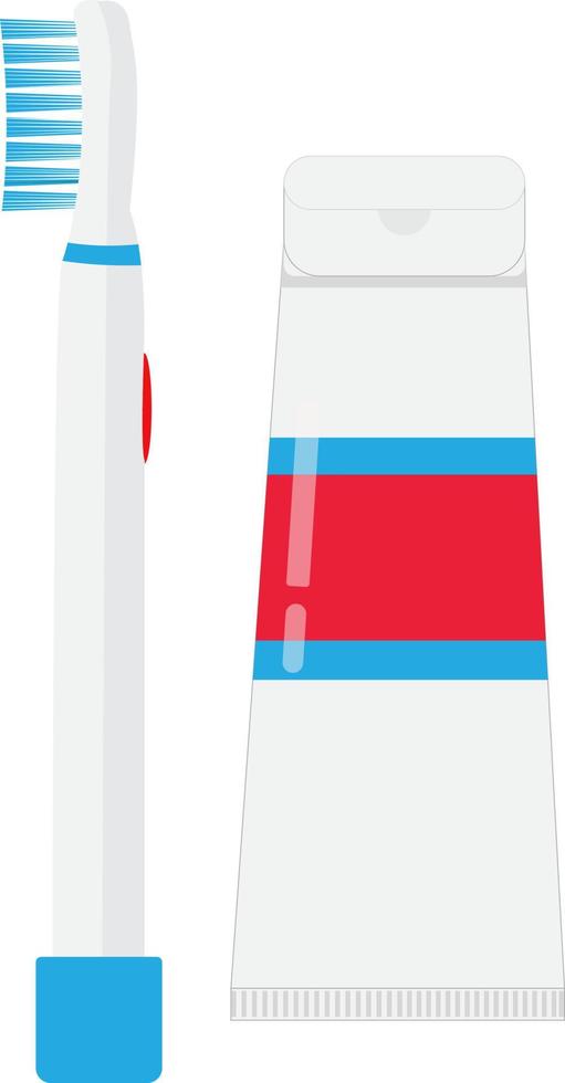 elektrisch tandenborstel ,illustratie, vector Aan wit achtergrond.