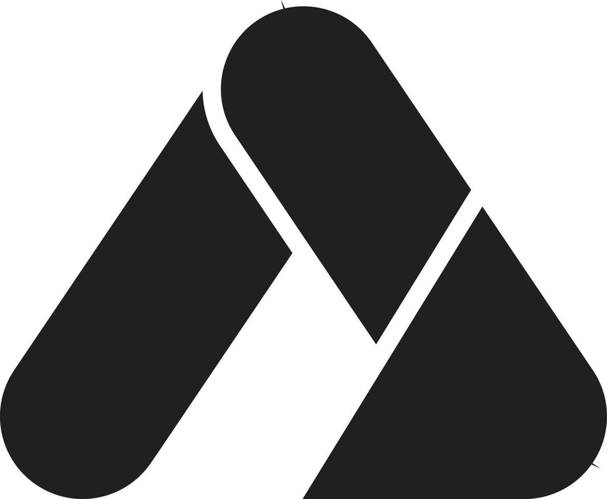 abstract brief een logo illustratie in modieus en minimaal stijl vector