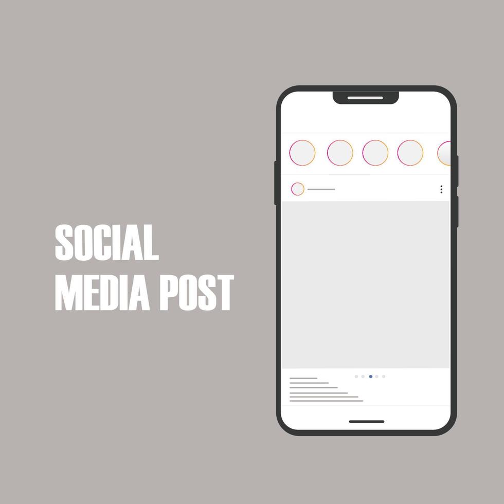 social media carrousel postsjabloon vector