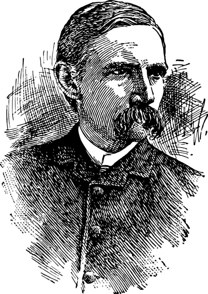 William ik. wilson, wijnoogst illustratie vector