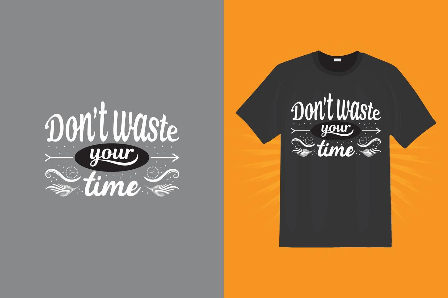 inspirerende citaten t-shirtontwerp vector