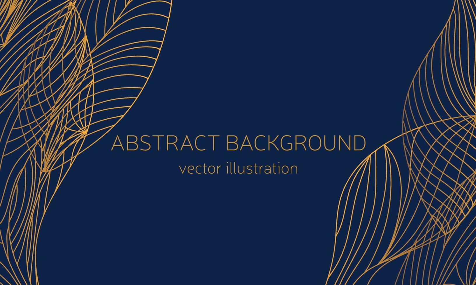 abstract achtergrond met hand- trek elementen Aan donker blauw achtergrond. vector illustratie.