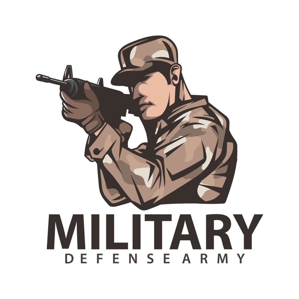 militaire vectorillustratie vector