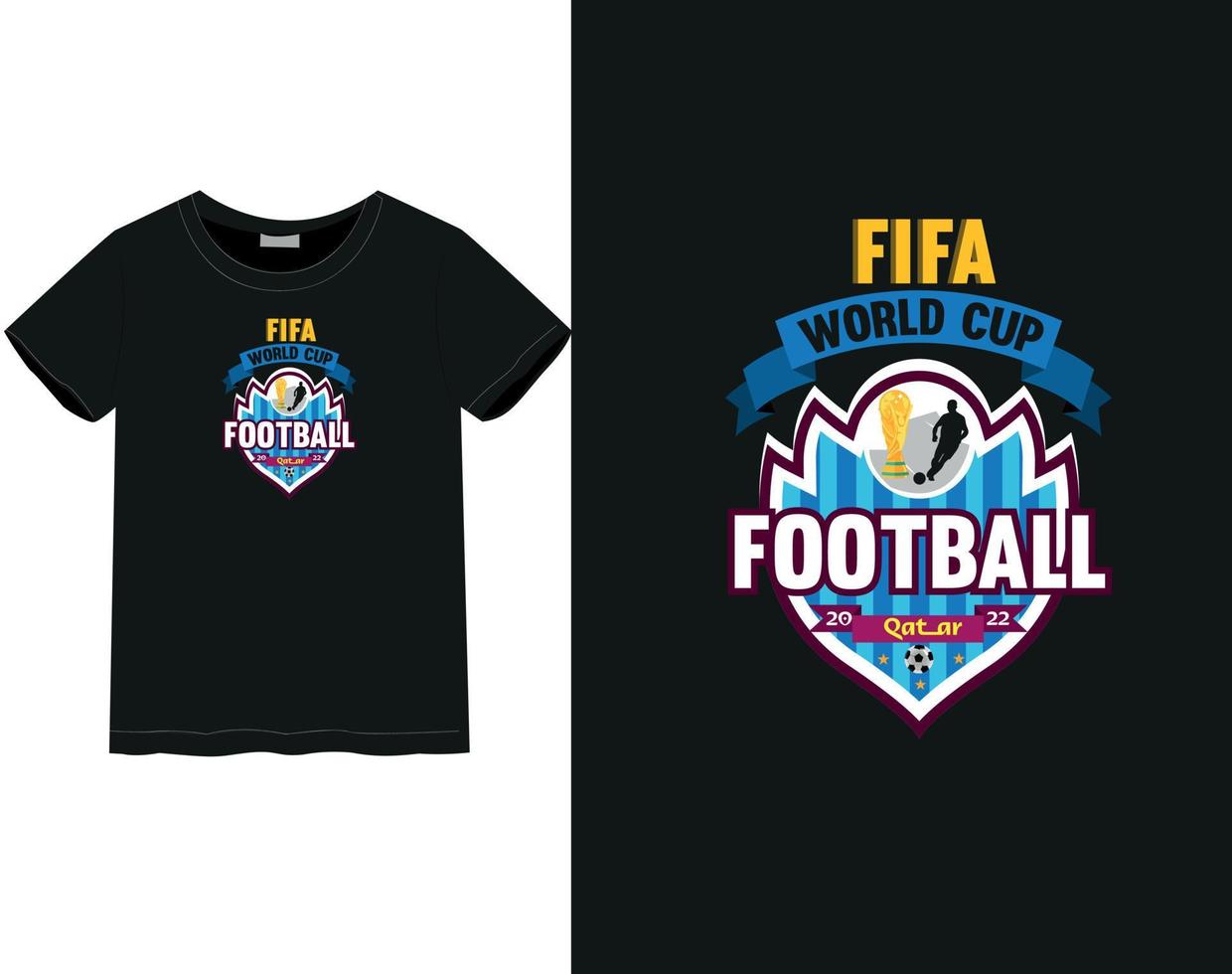 fifa wereld kop t-shirt vector