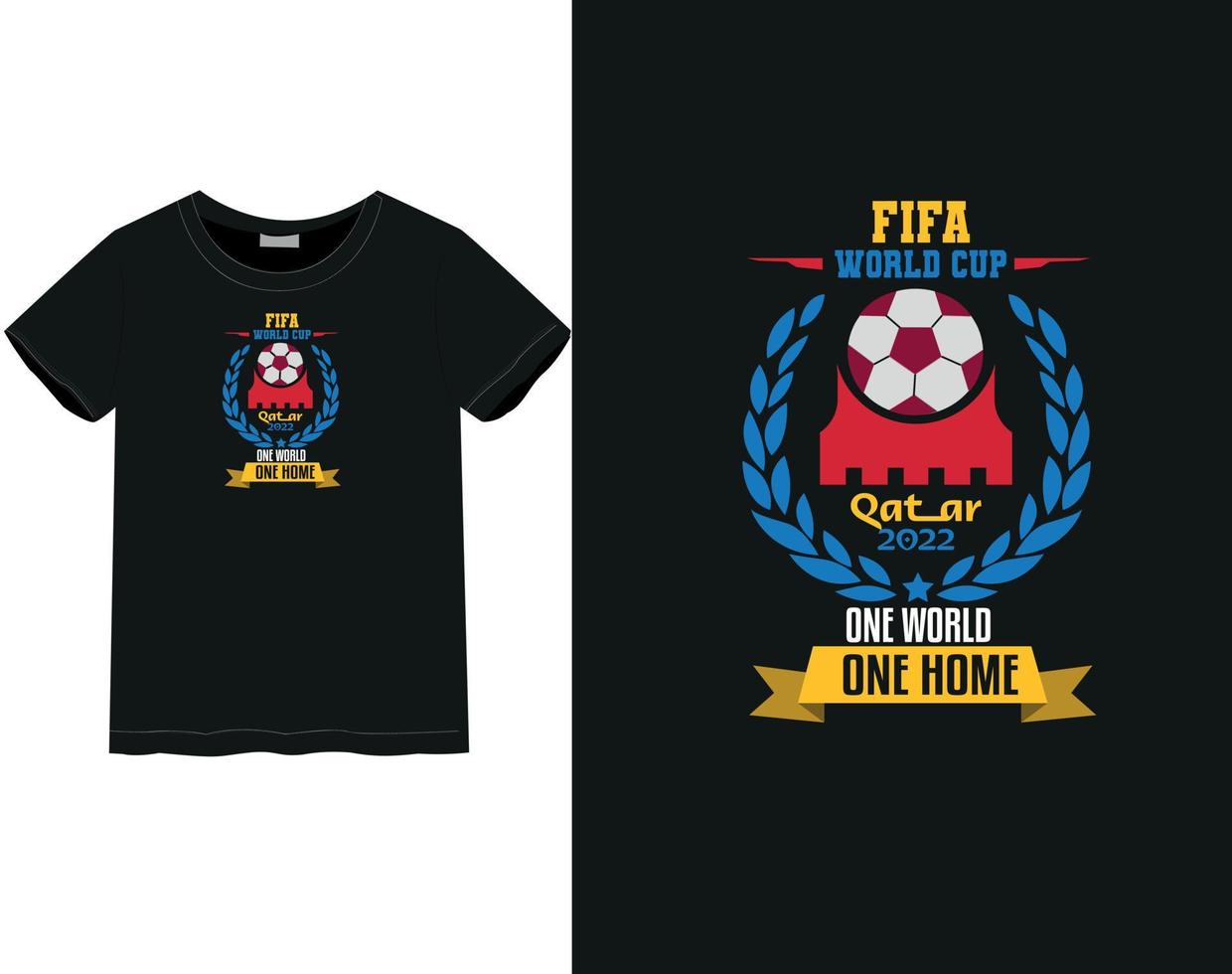 fifa wereld kop t-shirt vector