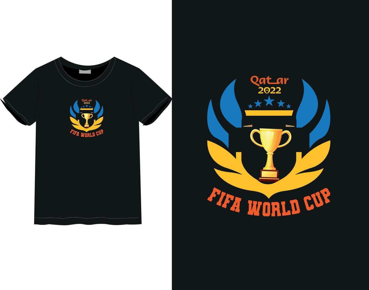 fifa wereld kop t-shirt vector