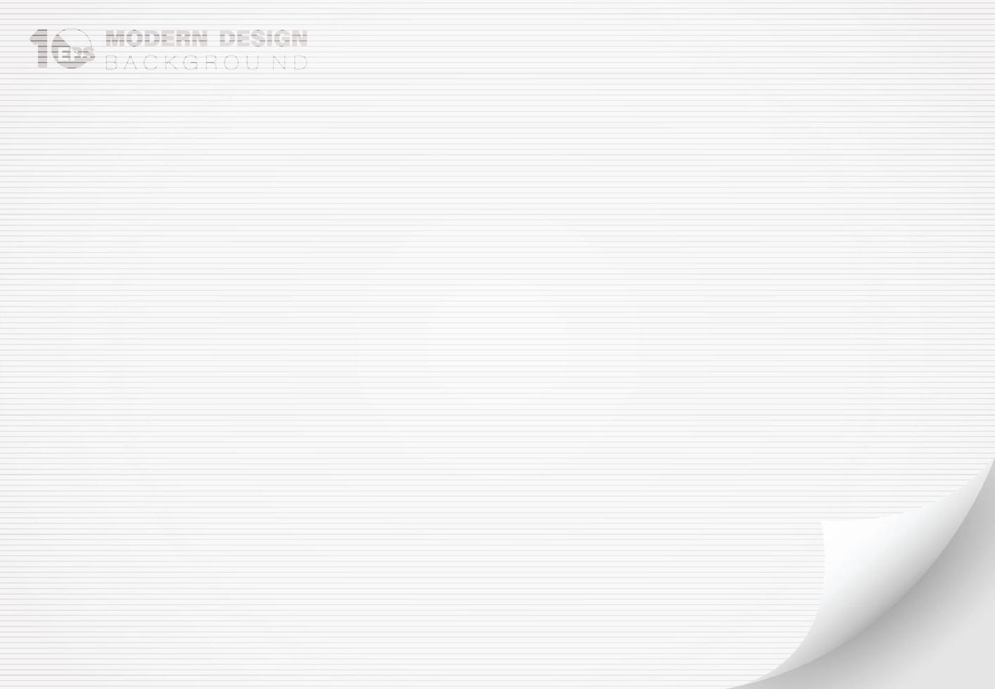 abstract wit papier met omdraaien decoratie artwork lijn structuur ontwerp achtergrond. illustratie vector eps10