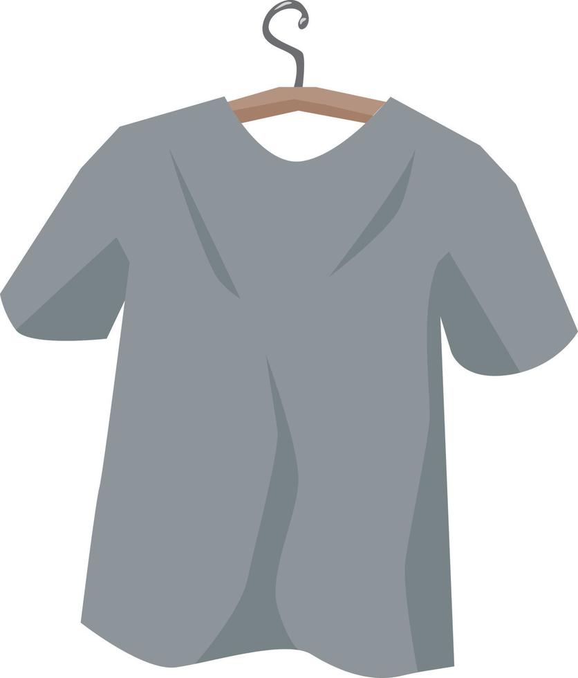 kleding hanger, illustratie, vector Aan wit achtergrond.