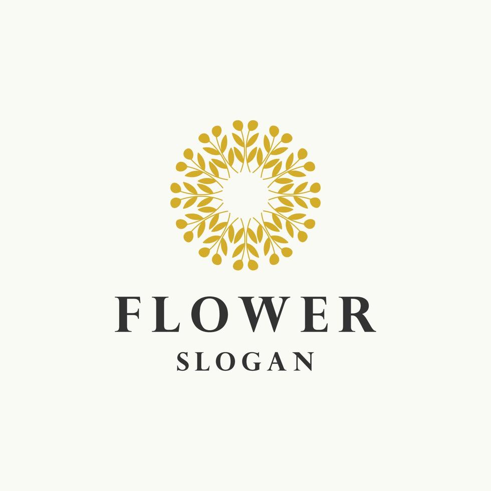 bloem logo pictogram ontwerp sjabloon vectorillustratie vector