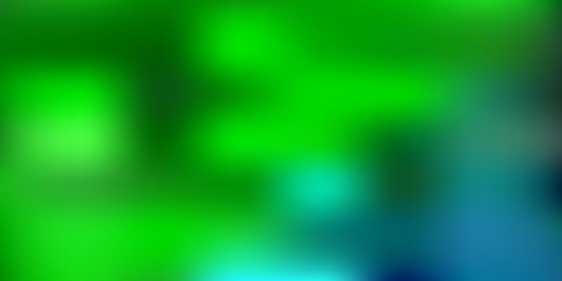 lichtblauw, groen vector verloop achtergrond wazig.