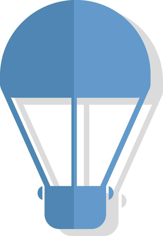 lucht ballon, illustratie, vector Aan wit achtergrond.