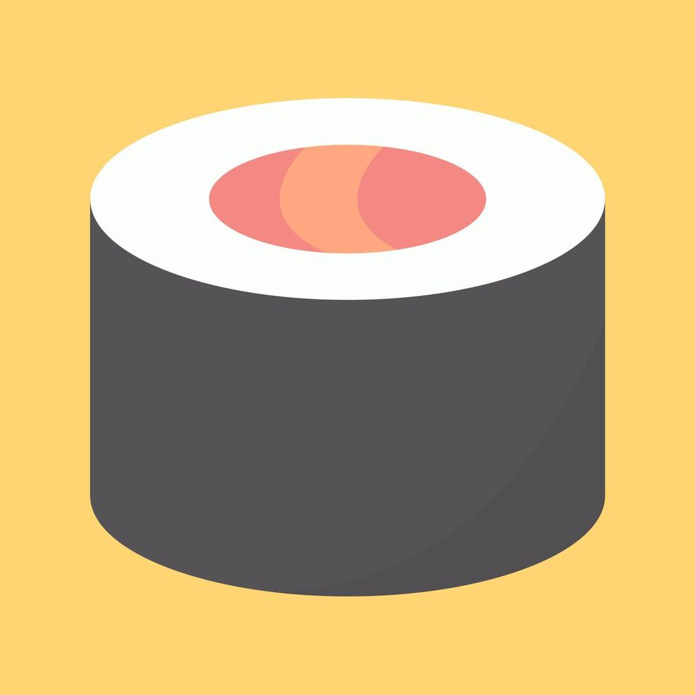 sushi, illustratie, vector Aan wit achtergrond.