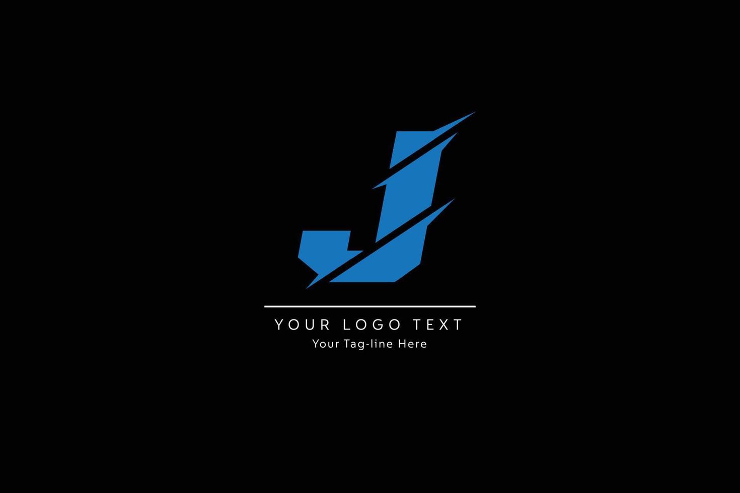 brief j logo alfabet ontwerp icoon vector symbool