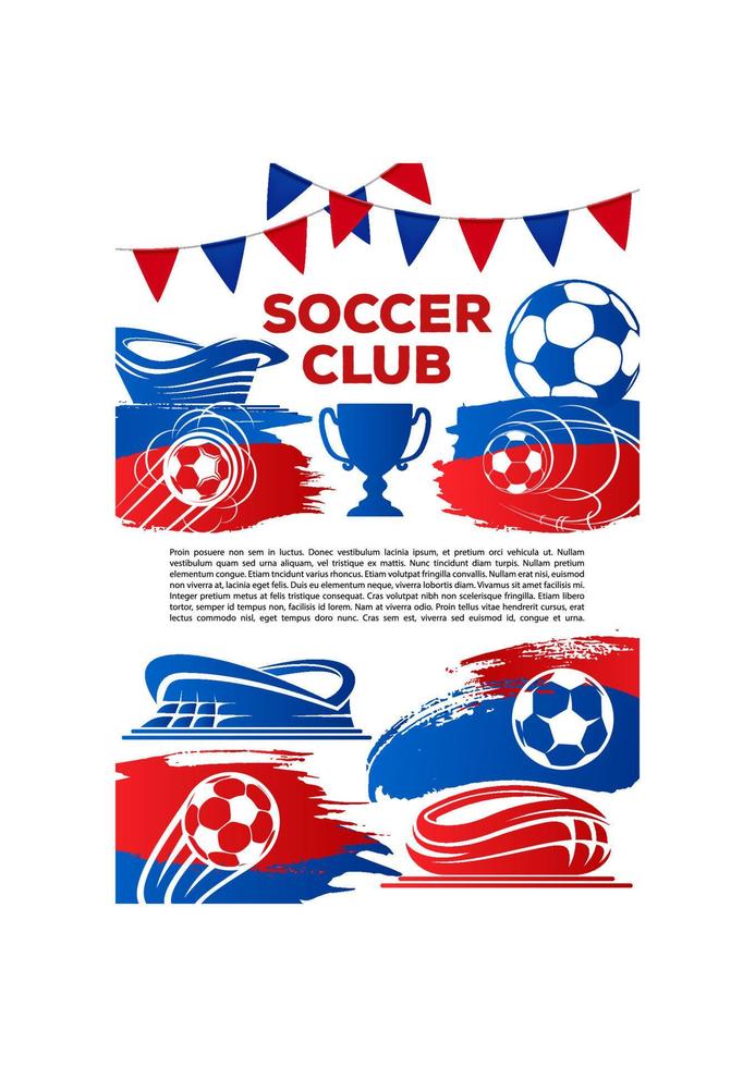 vector Amerikaans voetbal poster voor voetbal spel kop