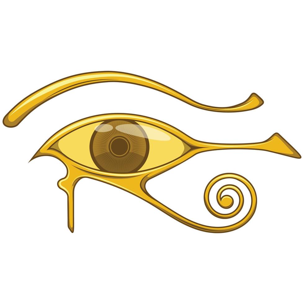 oog van horus, het symbool van het oude Egypte vector