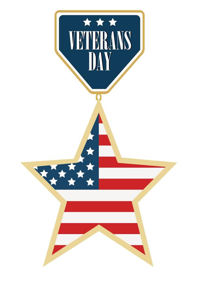 veterans day usa vakantie ontwerp vector