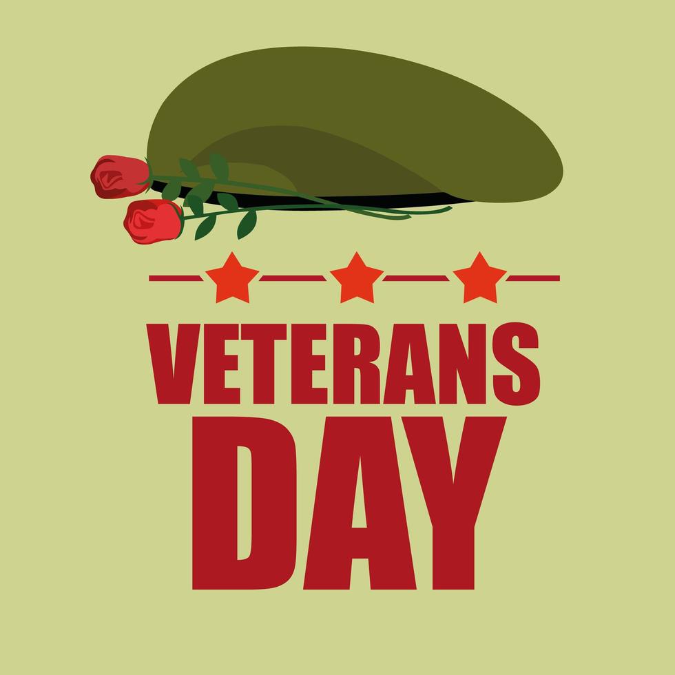 veterans day usa vakantie ontwerp vector