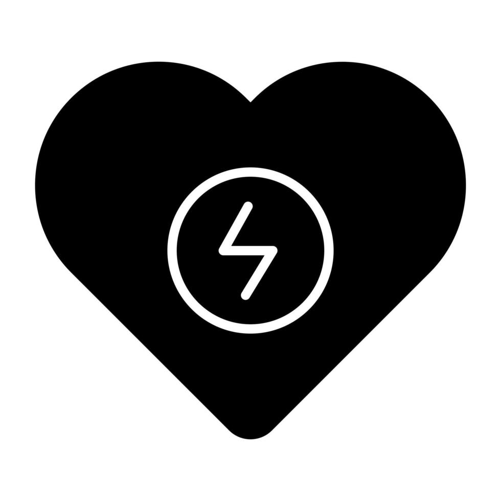 modern design icoon van hartzorg vector