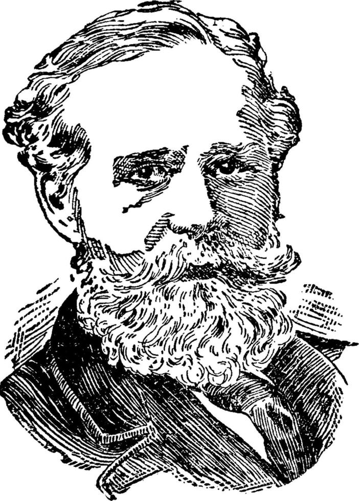 John lubbock, wijnoogst illustratie vector