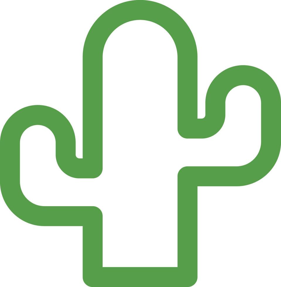 woestijn cactus, illustratie, Aan een wit achtergrond. vector