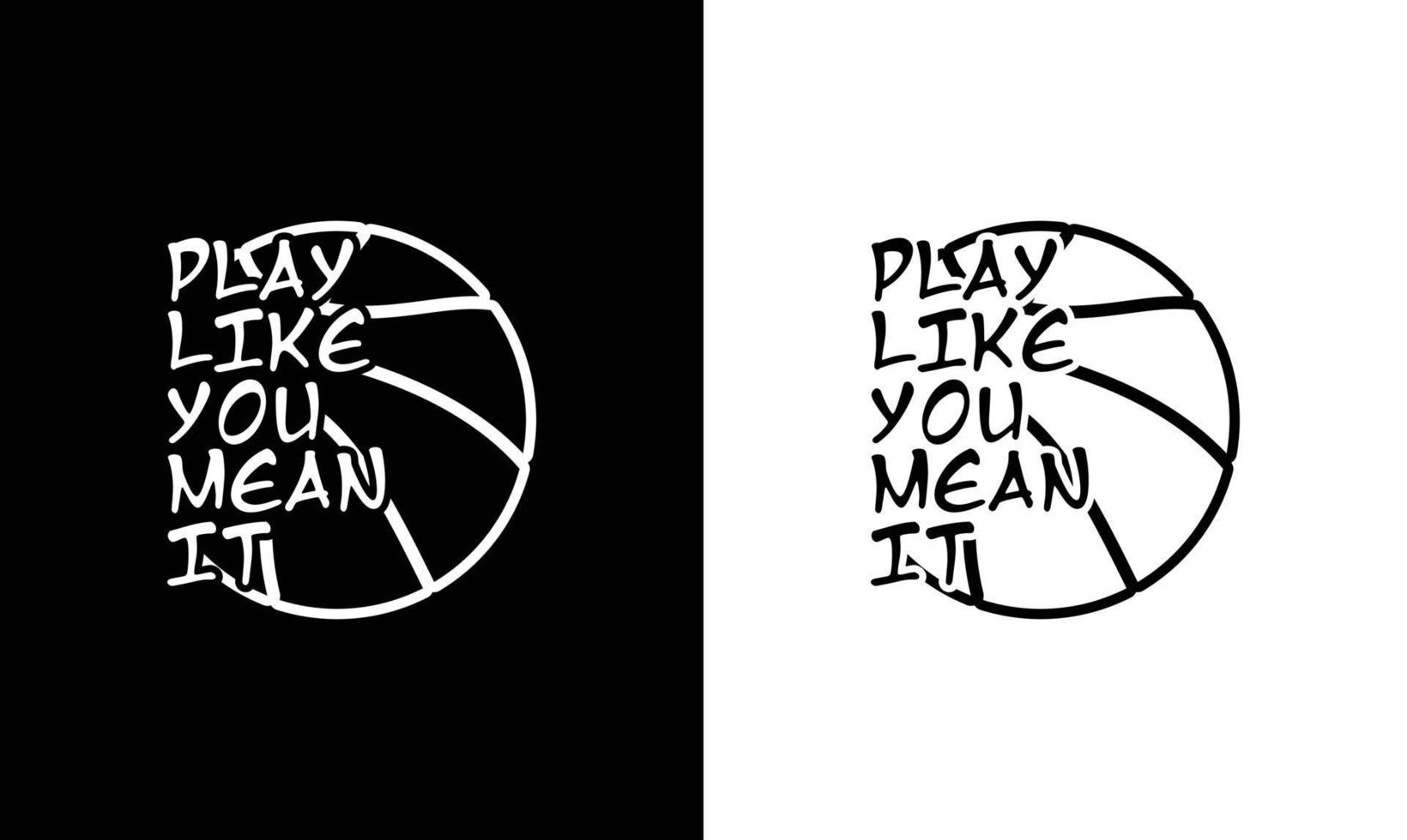 basketbal citaat t overhemd ontwerp, typografie vector