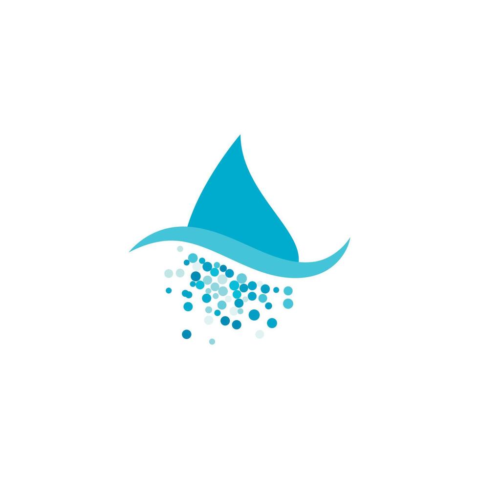 waterdruppel logo sjabloon vector