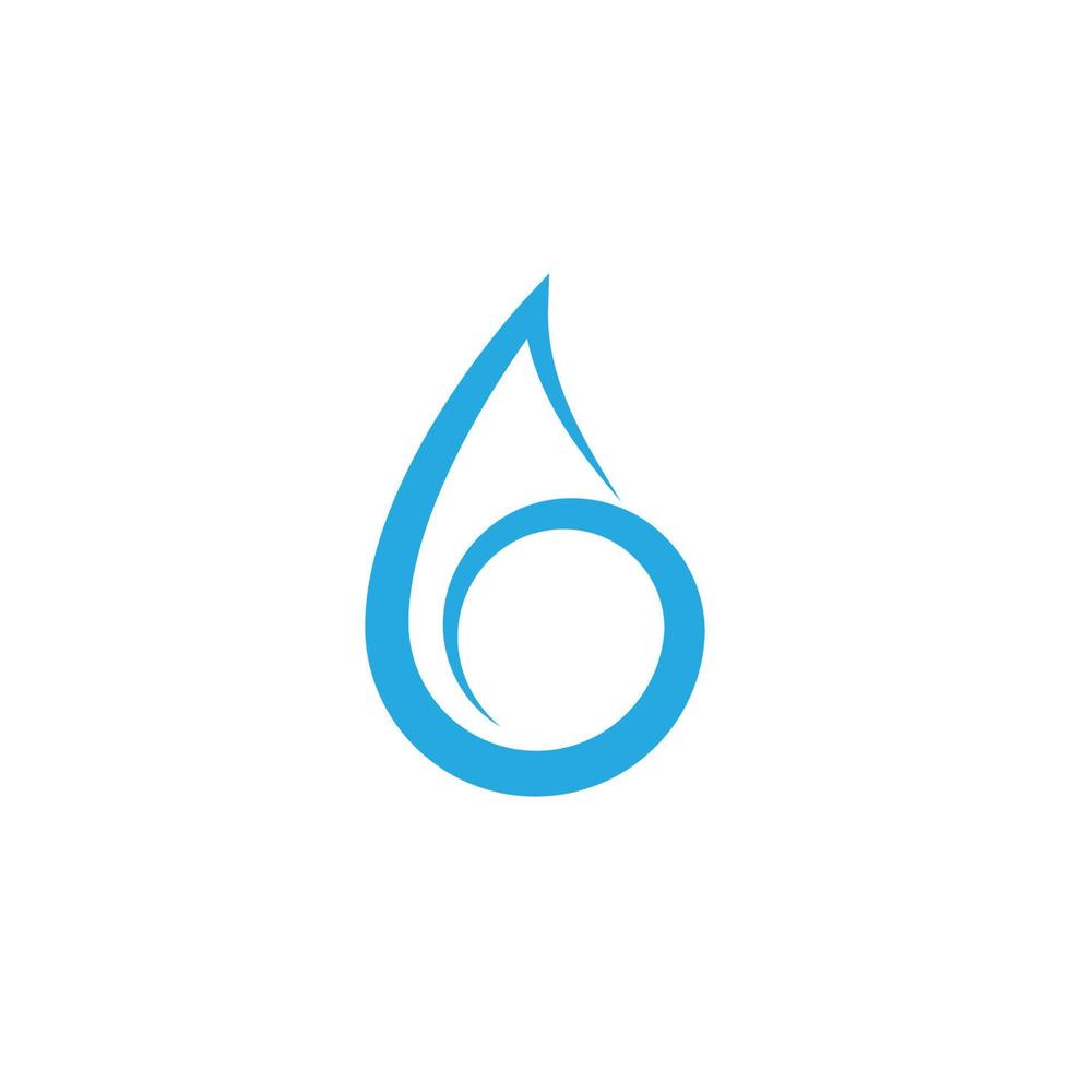 waterdruppel logo sjabloon vector