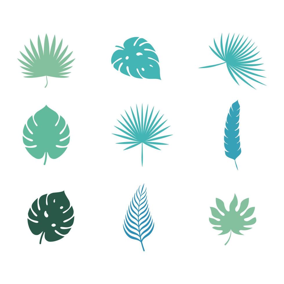 palmblad vectorillustratie vector