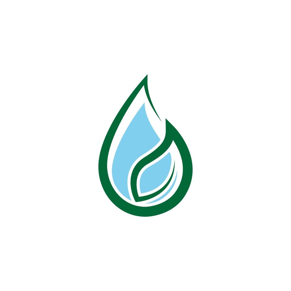 waterdruppel logo sjabloon vector