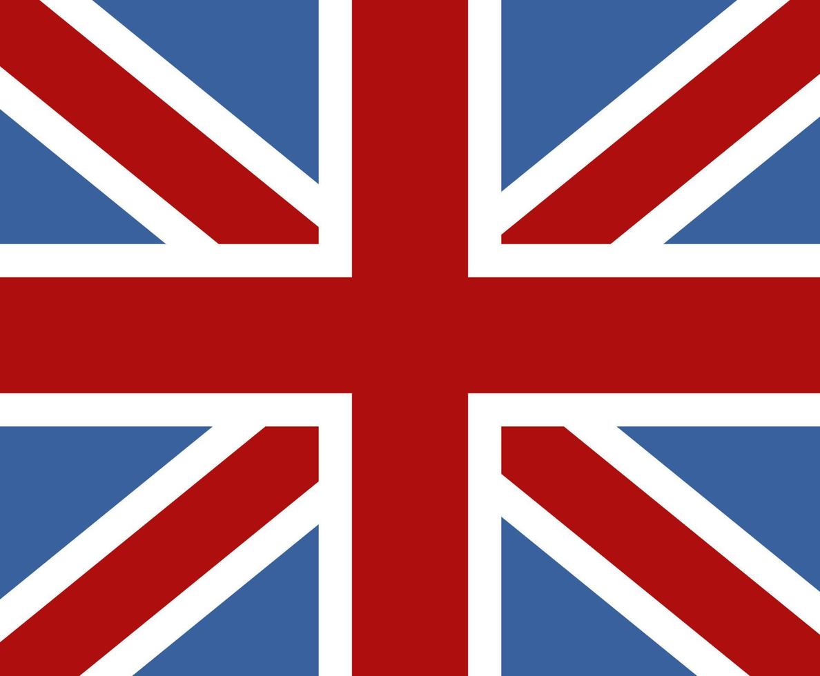 Verenigde koninkrijk vlag, icoon illustratie, vector Aan wit achtergrond
