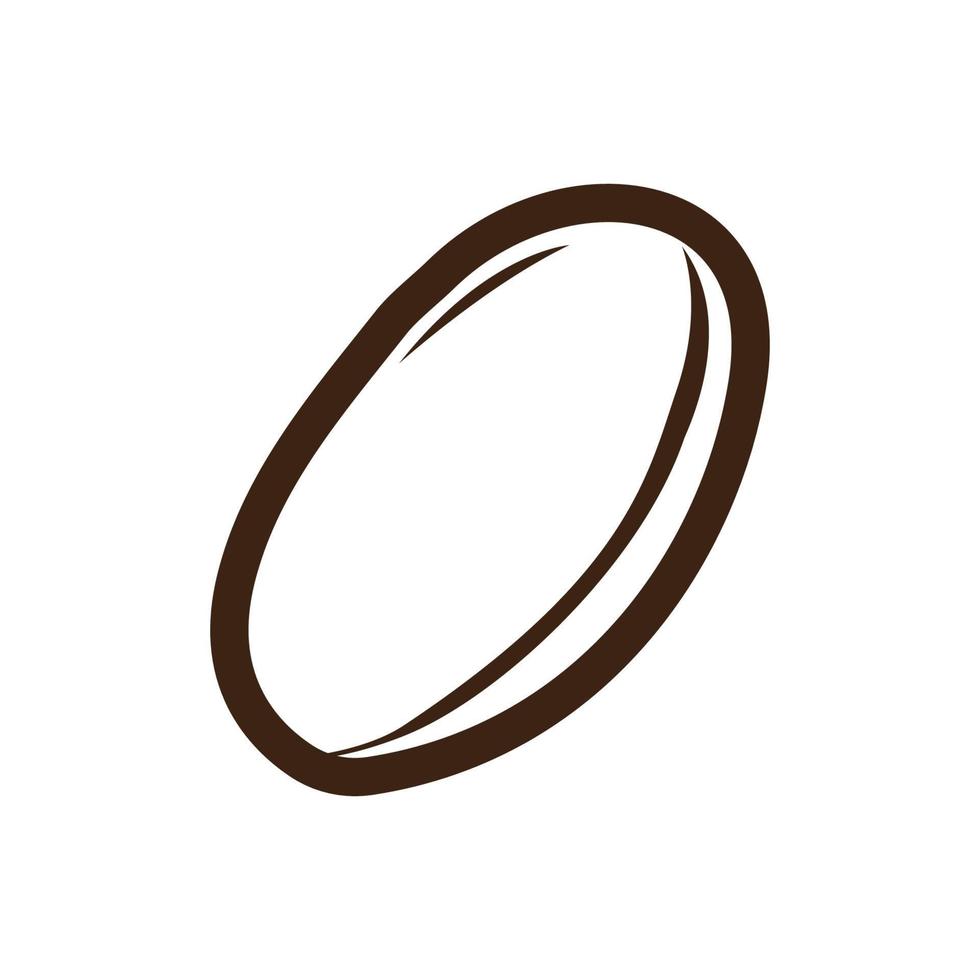 koffieboon logo vector