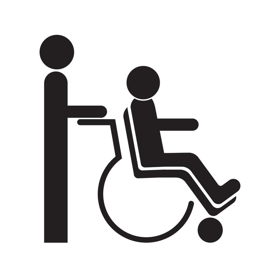 rolstoel logo vector