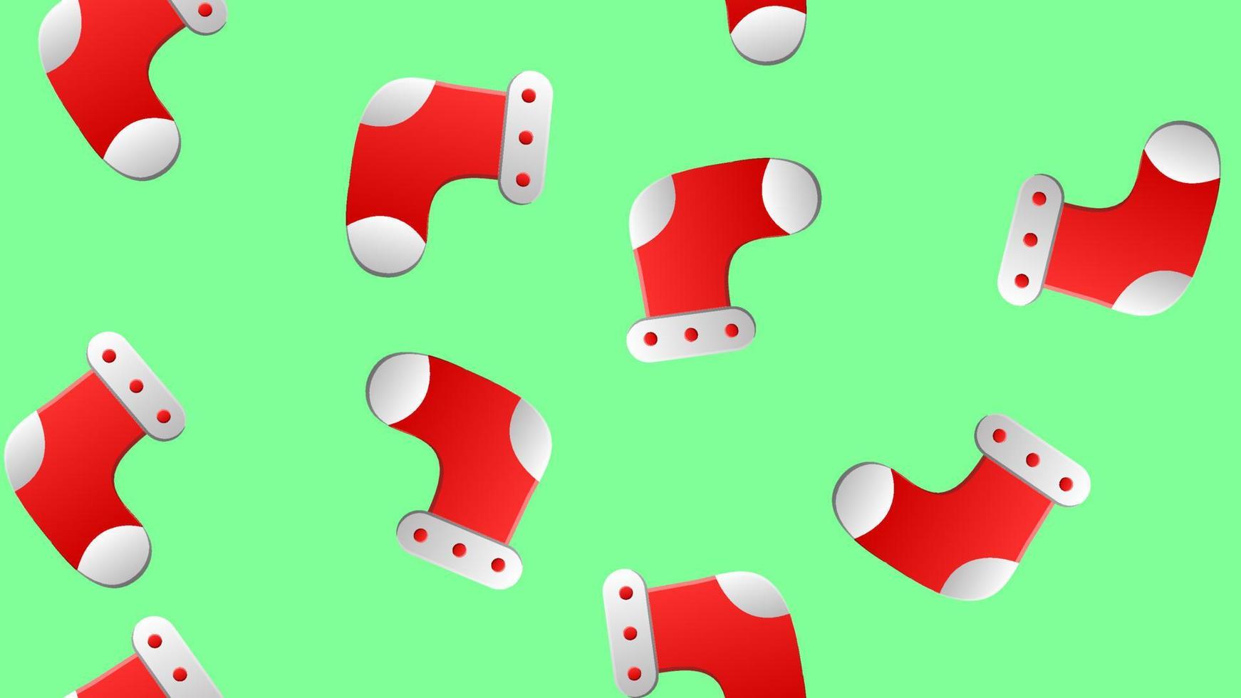 wijnoogst Kerstmis sokken met presenteert naadloos patroon vector
