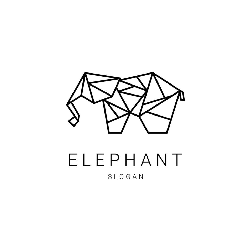 olifant logo icoon ontwerp vector