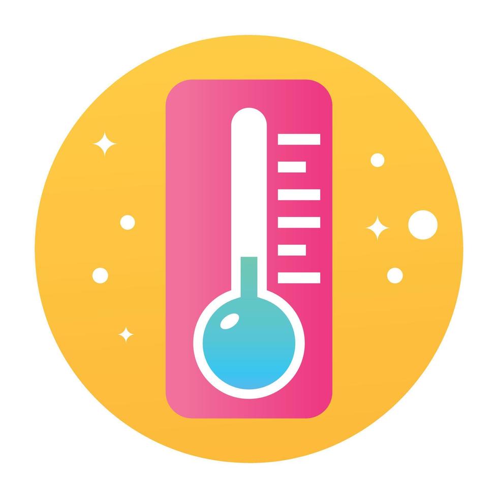 trendy thermometerconcepten vector