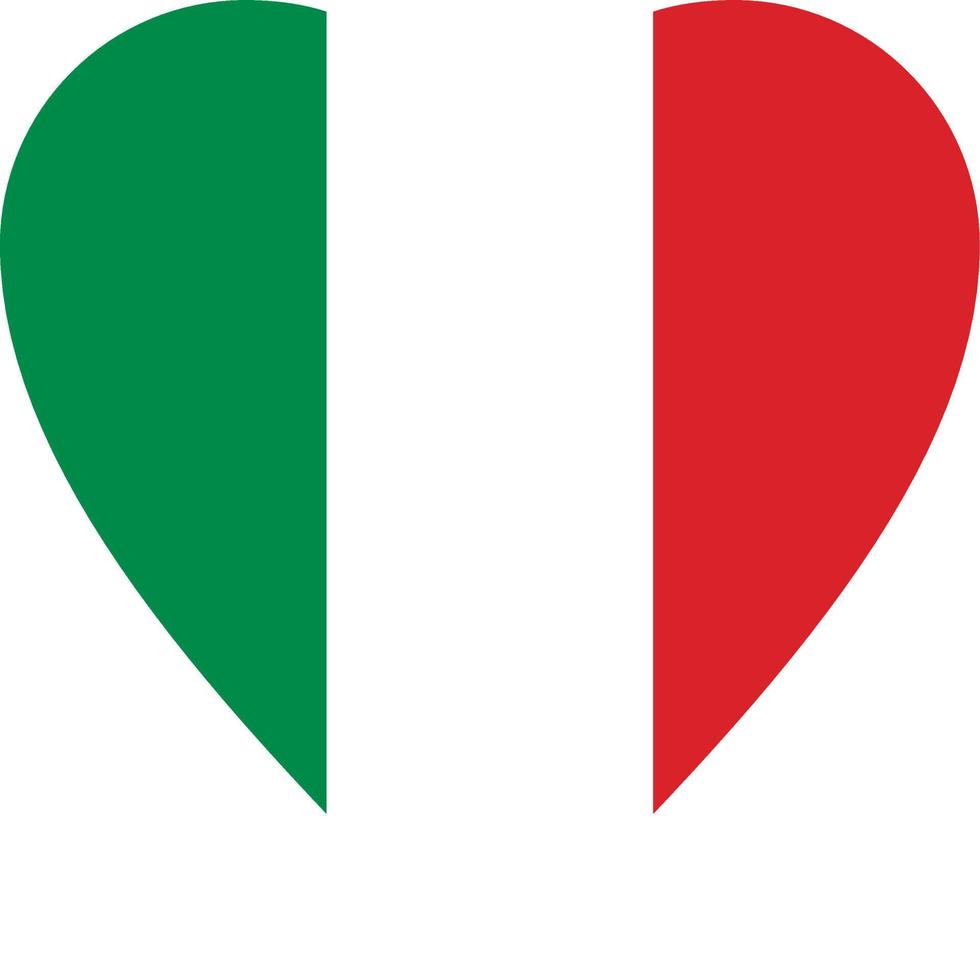 ik liefde Italië geïsoleerd over- wit vector