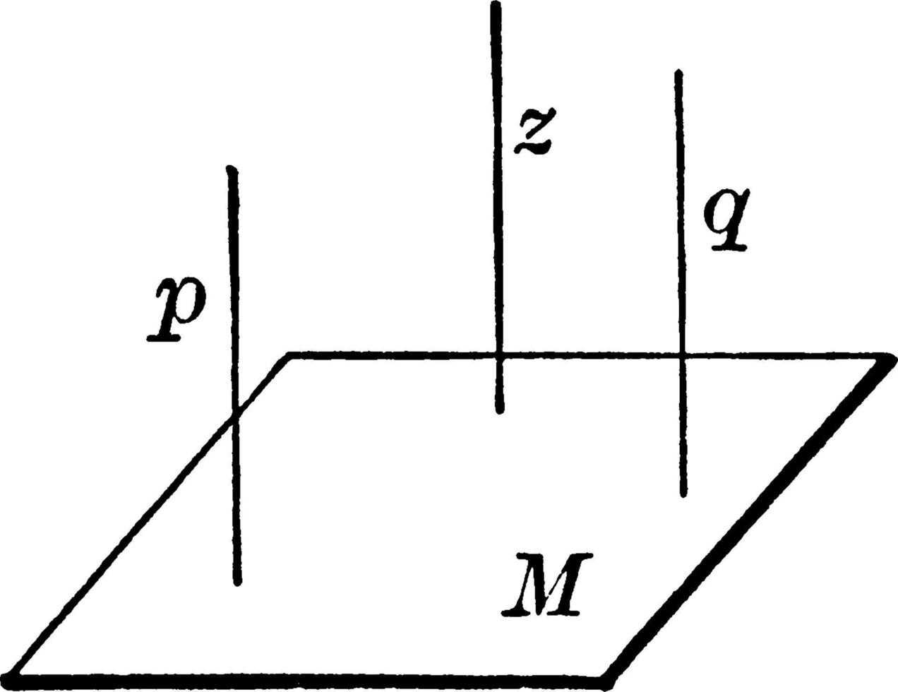 parallel lijnen, wijnoogst illustratie. vector