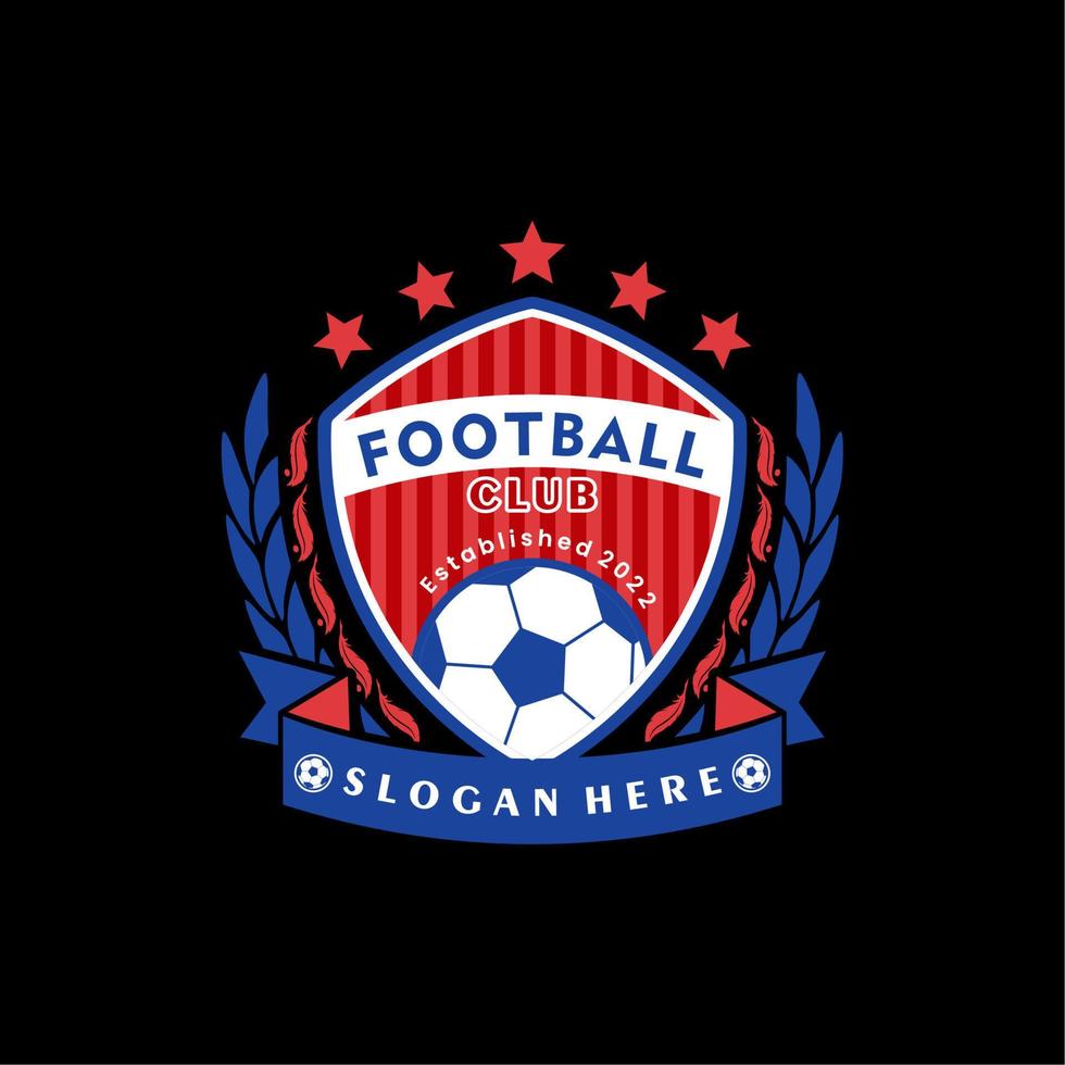 Amerikaans voetbal voetbal team logo sjabloon vector ontwerp